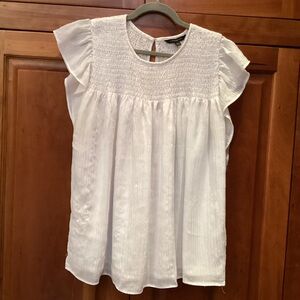Banana Republic White Blouse